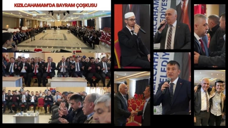 Kızılcahamam’da Bayram Coşkusu: Resmi Bayramlaşma Töreni Düzenlendi